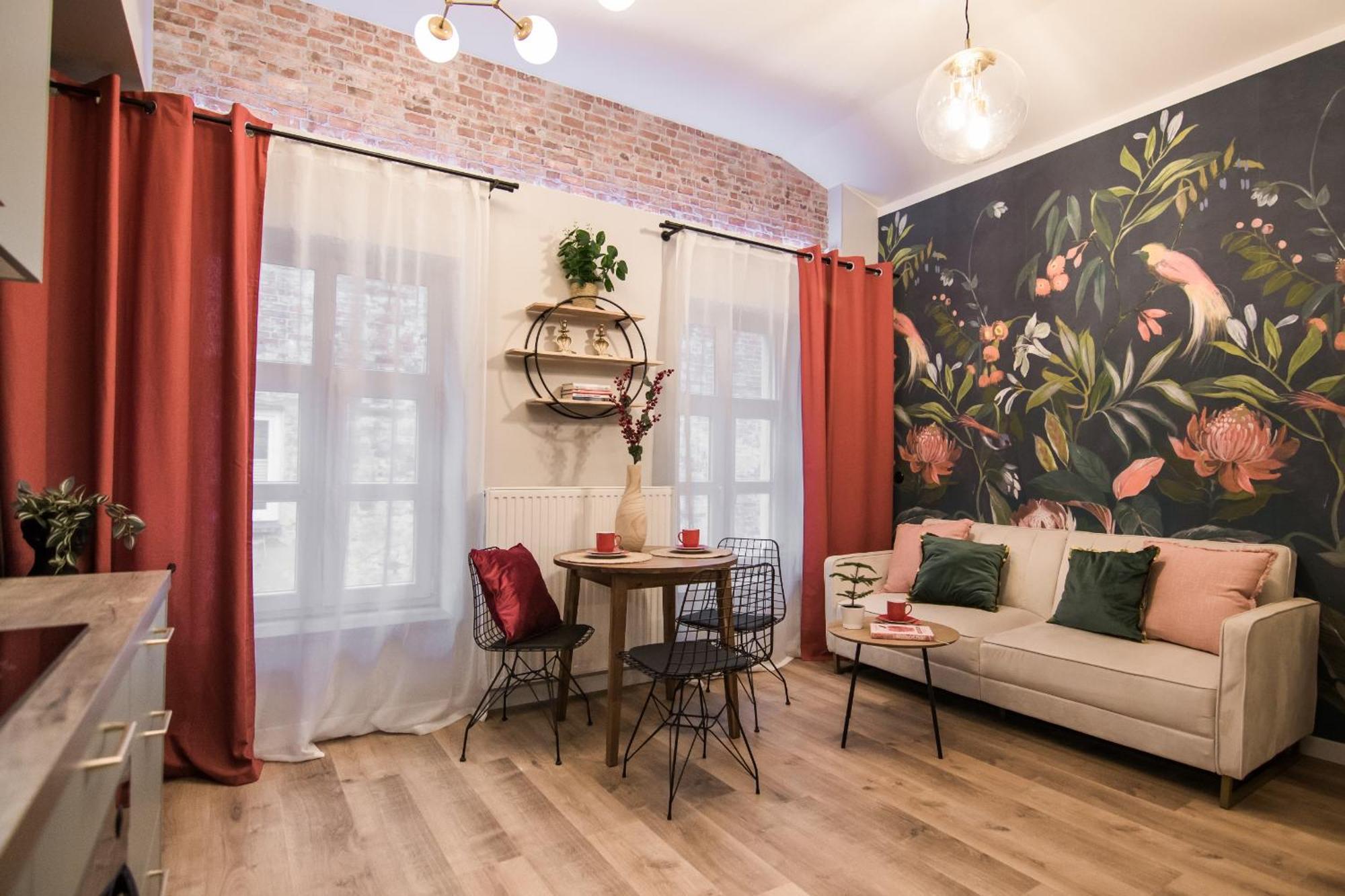 Polpo Apartments - Fabryczna 7 Łódź Oda fotoğraf